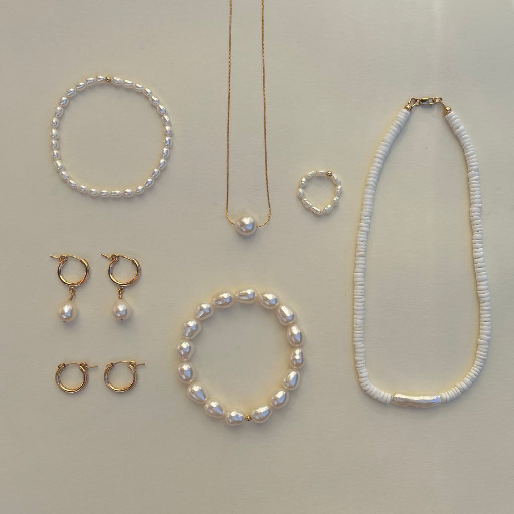 Faith Vintage Pearl Bracelet