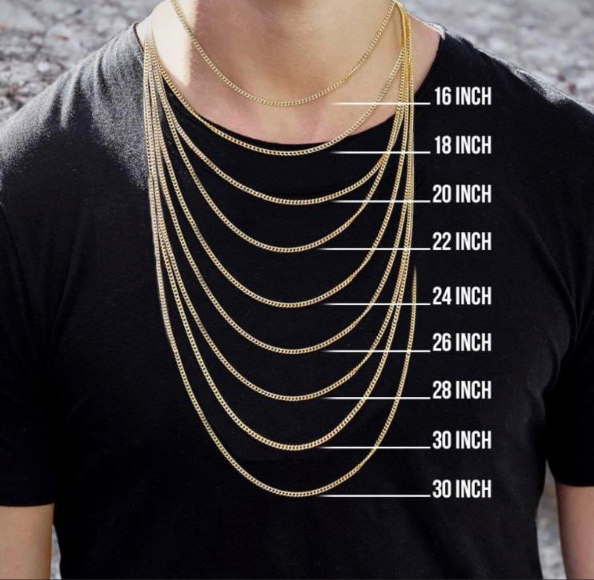 10K Gold- Ice Chain (White Gold)