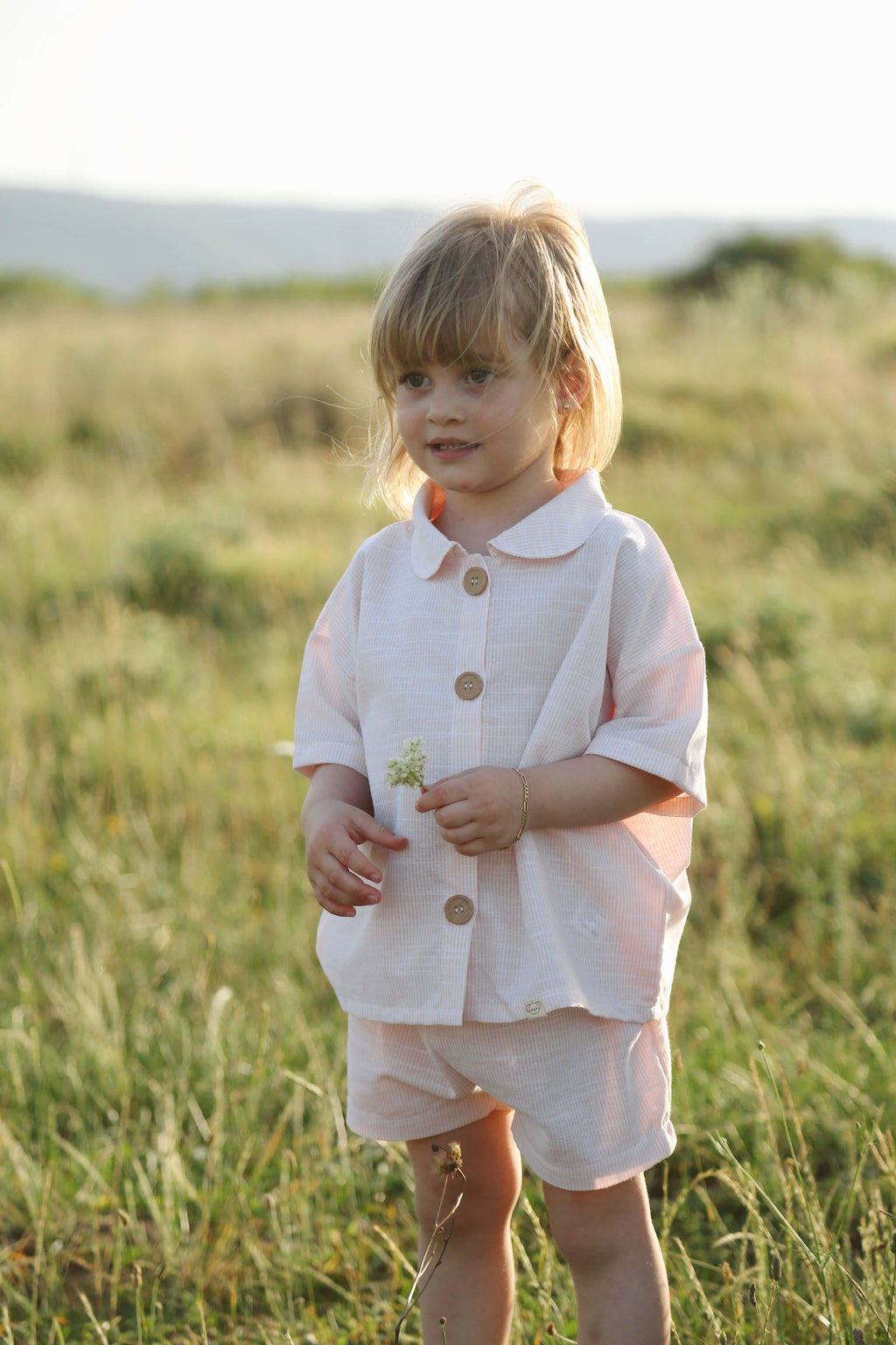 Girl Shirt-Short Set