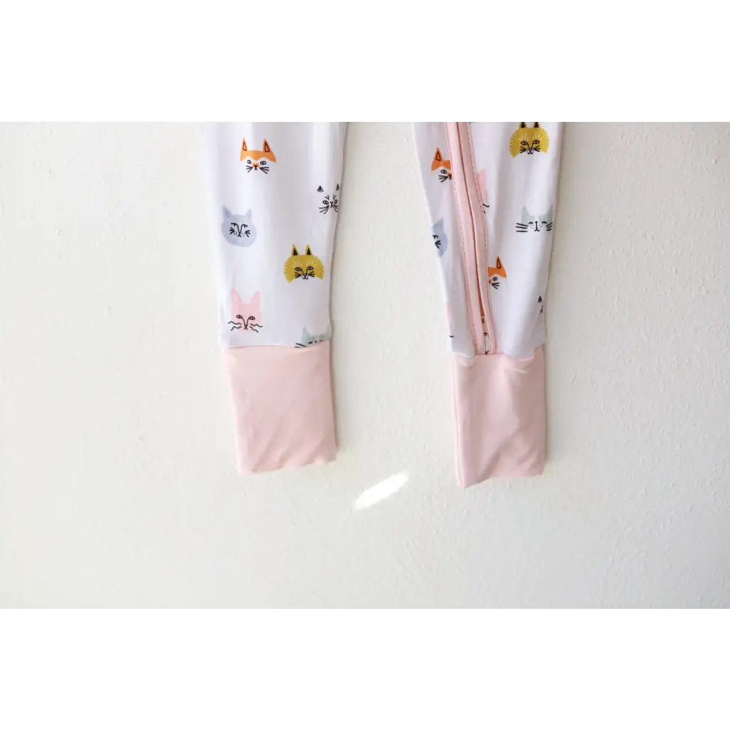 Kitty Cat Bamboo Baby Sleeper