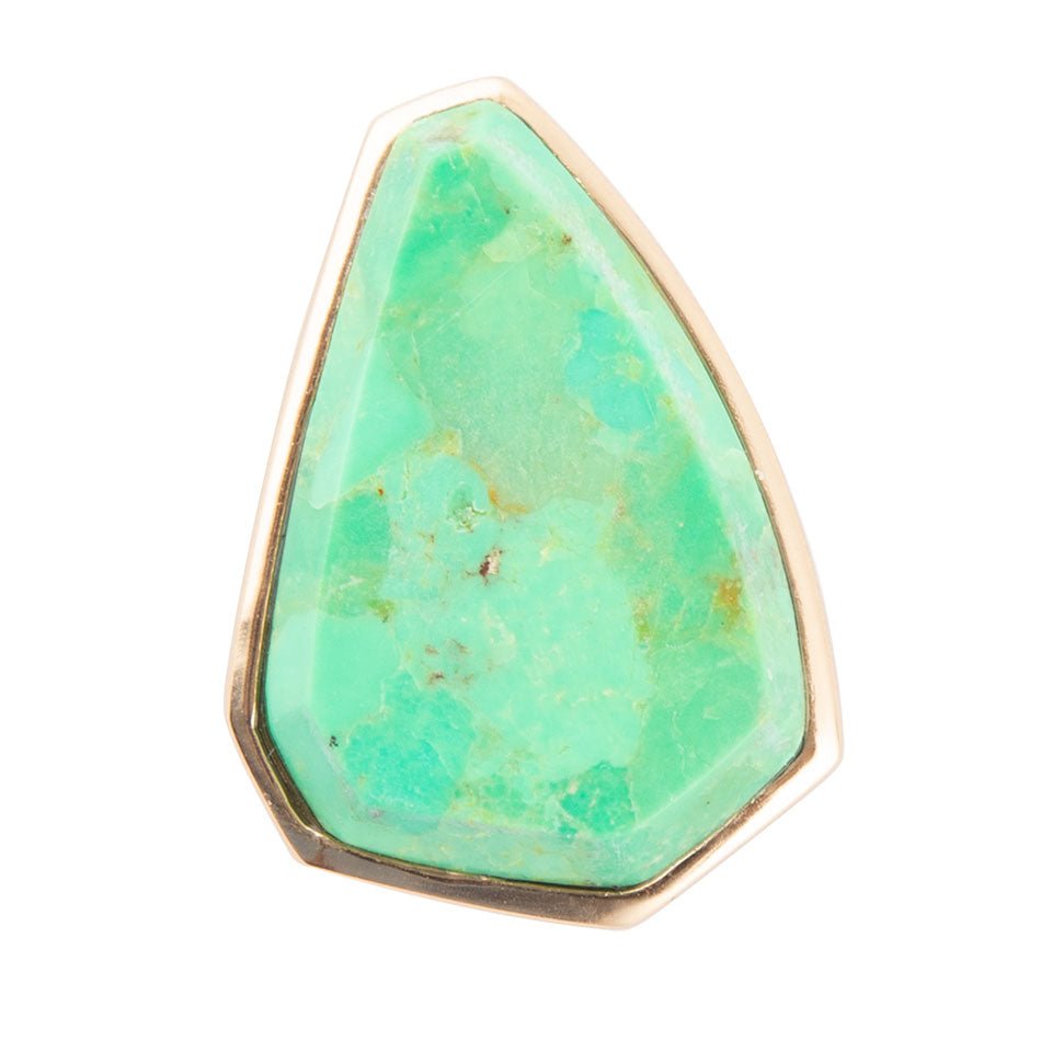 Lime Turquoise Statement Ring