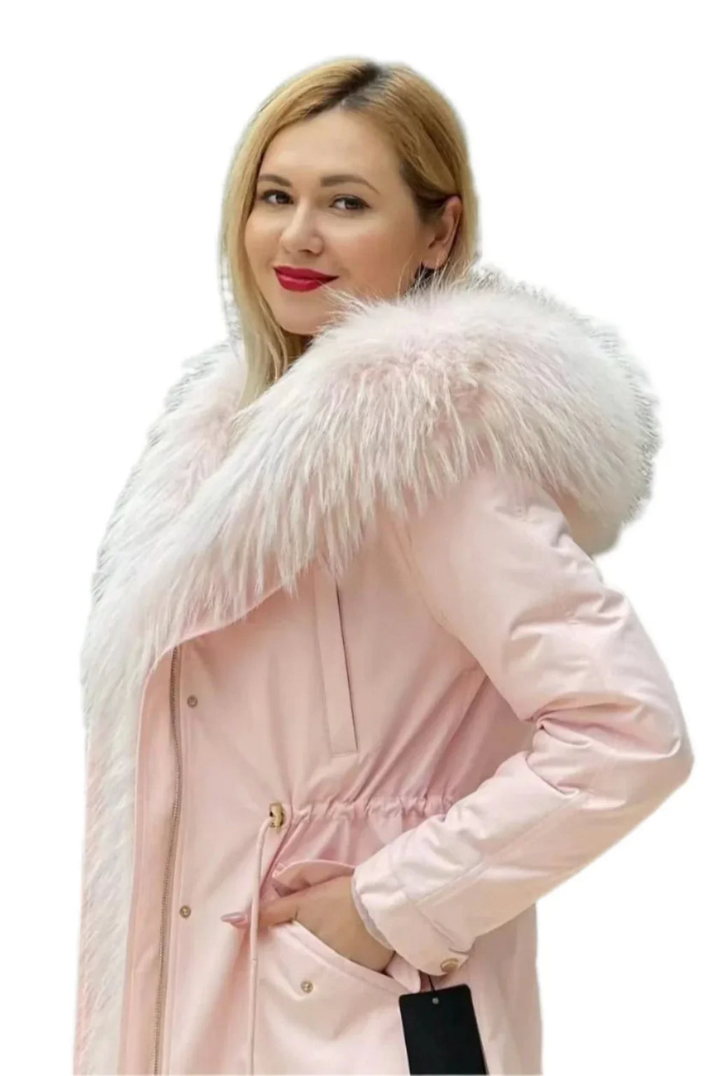 Genuine Fur Parka with Rabbit Fur Insulation