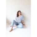 Mary Striped Drop Shoulder Tee