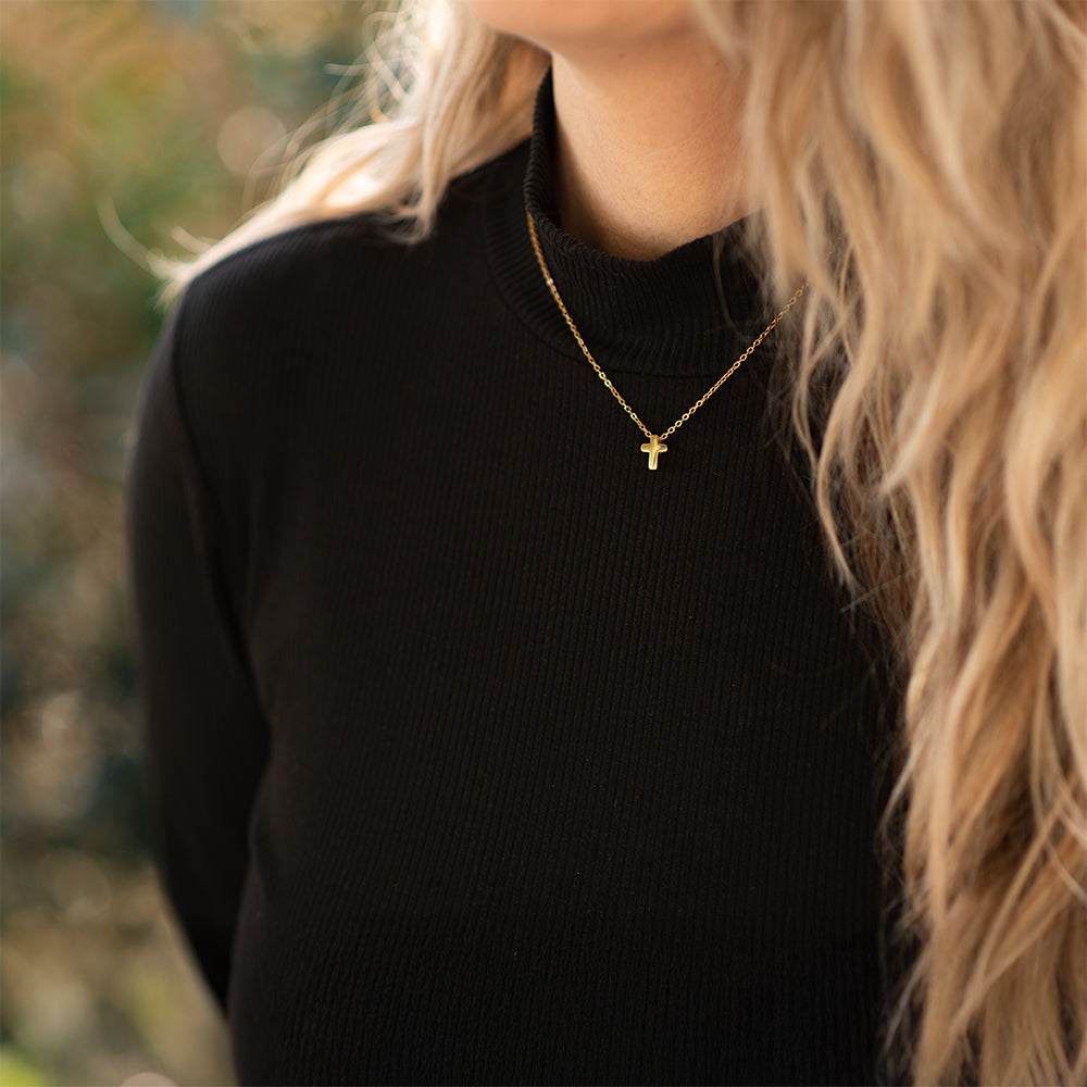 Mini Cross Necklace