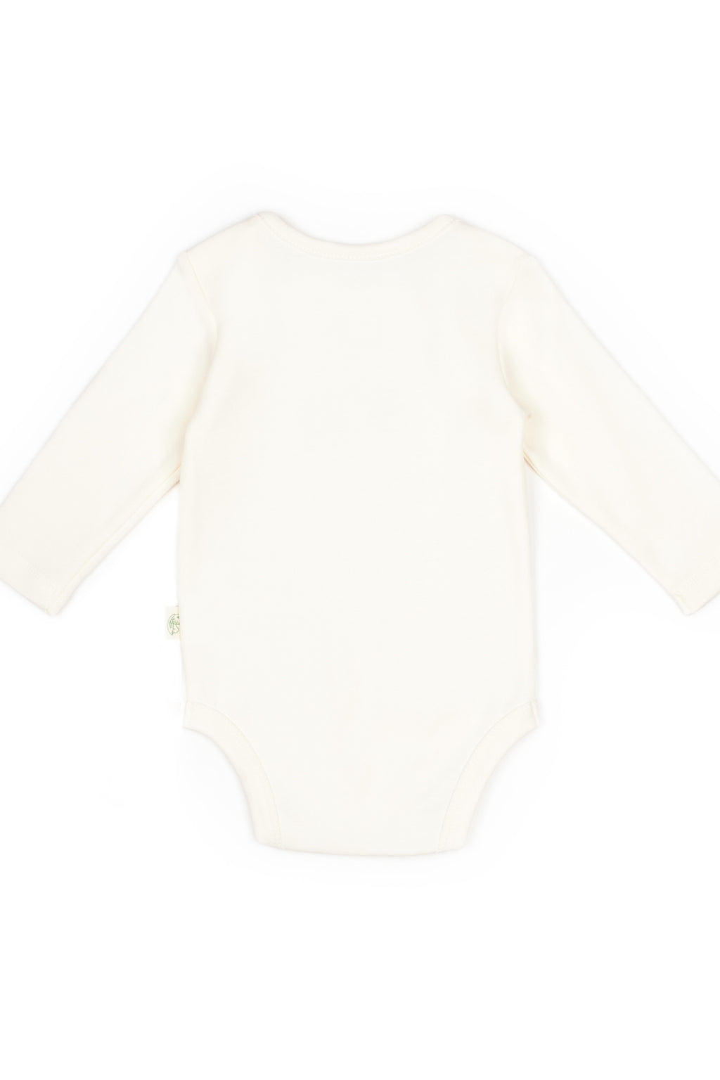 Ecru Bunny Long Sleeve Bodysuit 100% Organic Cotton