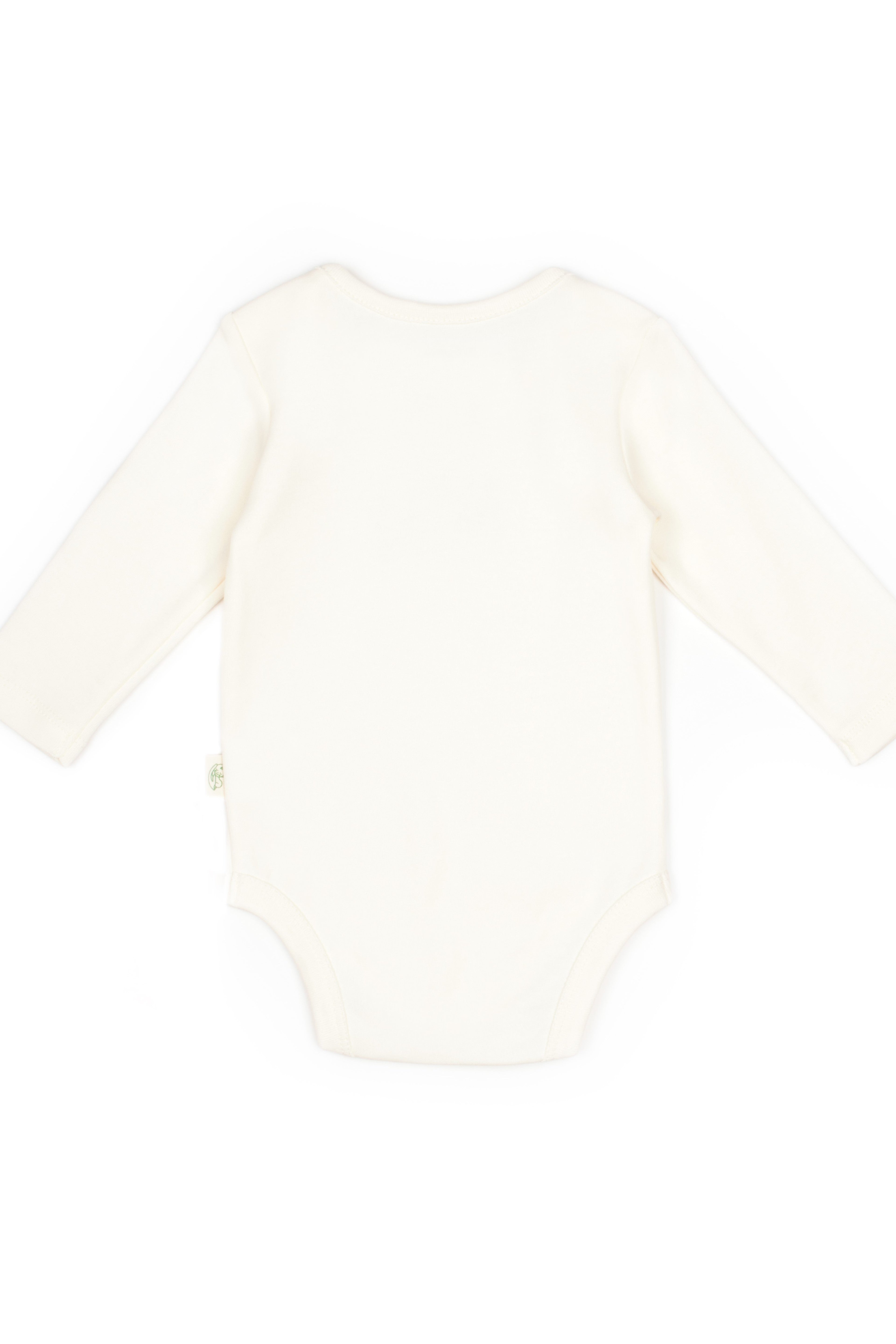 Ecru Bunny Long Sleeve Bodysuit 100% Organic Cotton