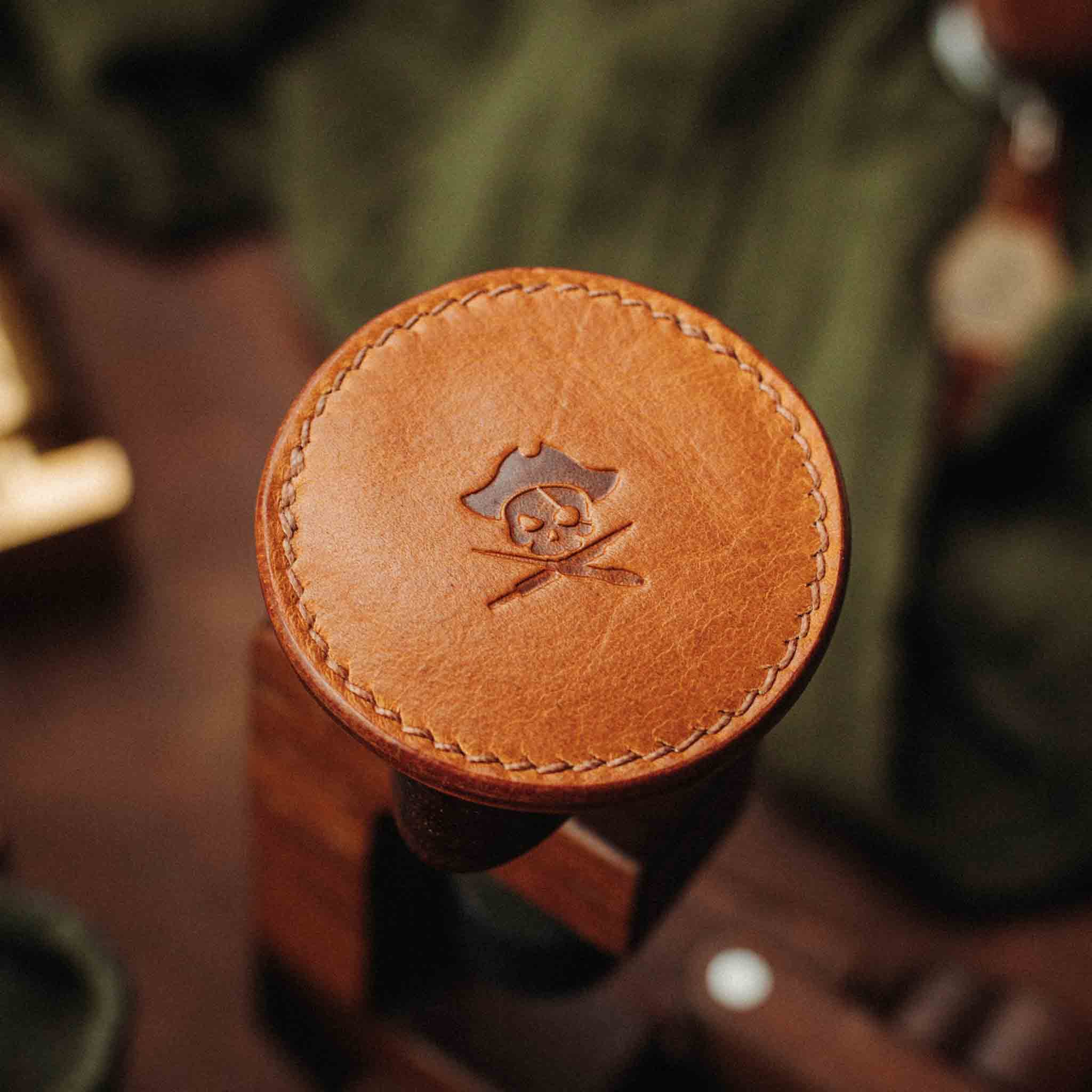 Round Coin Holder - Peso Pocket v2 | Challenge Coin Case | Handcrafted Leather