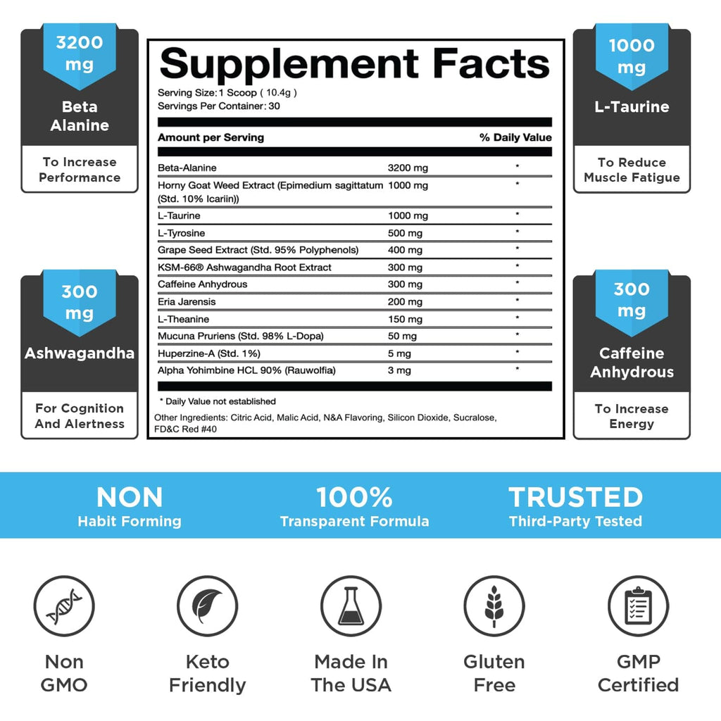 Pure Savage // High Stim Preworkout (#lot 08/24)