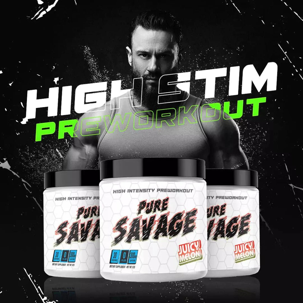 Pure Savage // High Stim Preworkout (#lot 08/24)