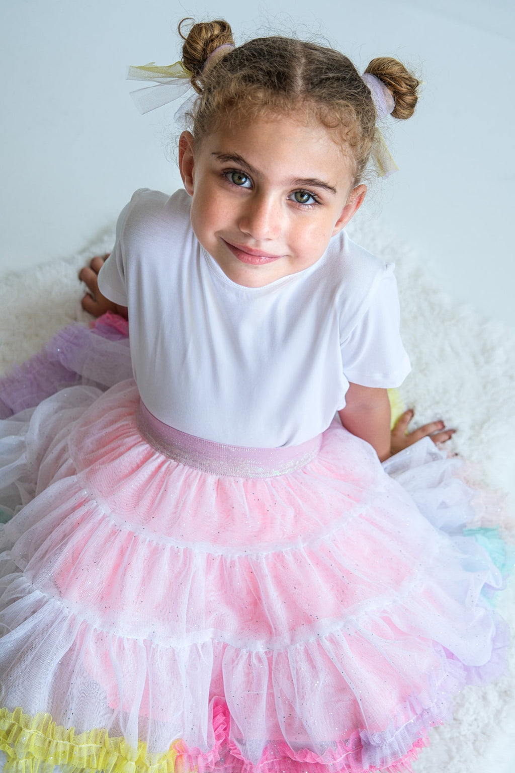 Rainbow Sparkle Tutu Skirt