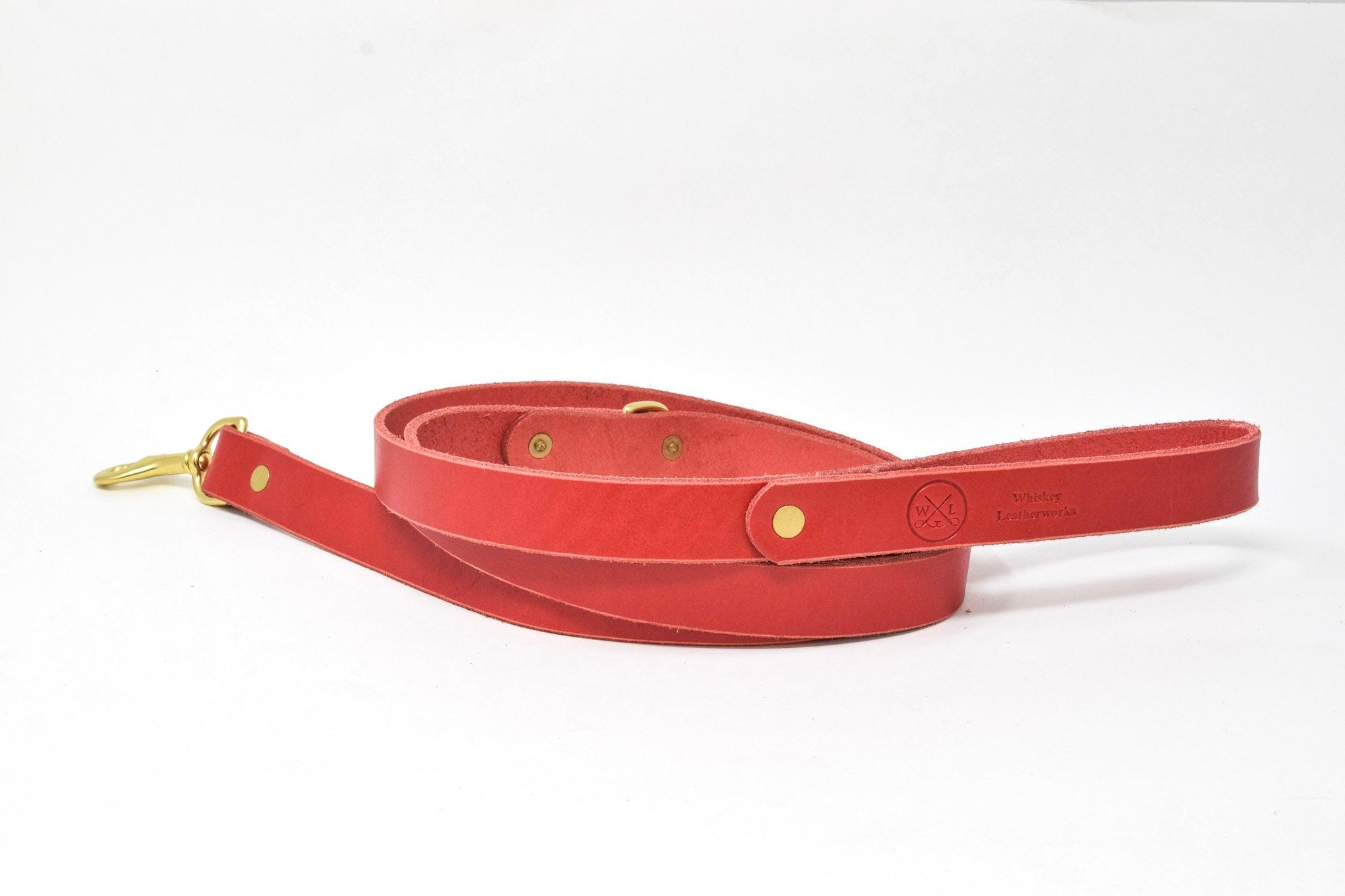 Full Leather Dog Leash