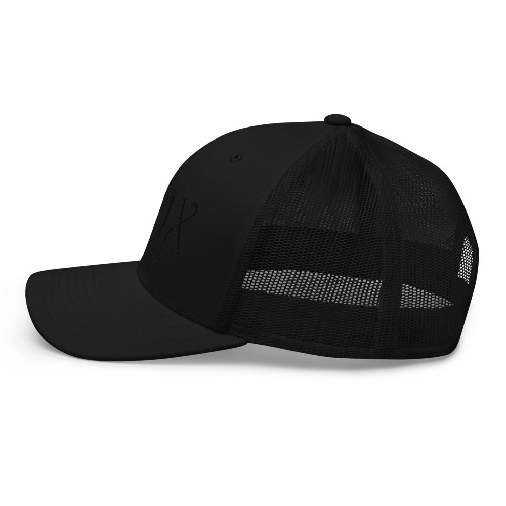 Curve Logo Trucker Cap - Black Logo