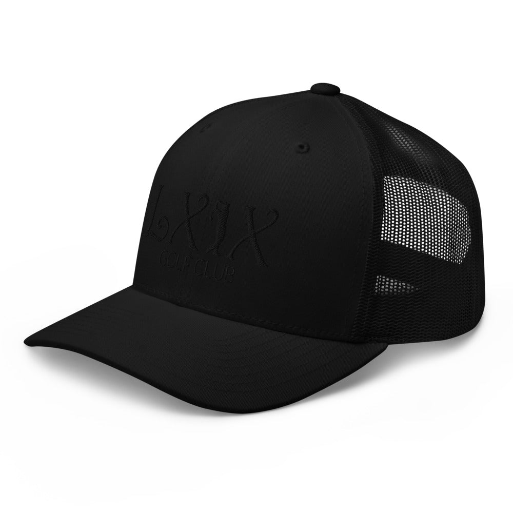 Curve Logo Trucker Cap - Black Logo
