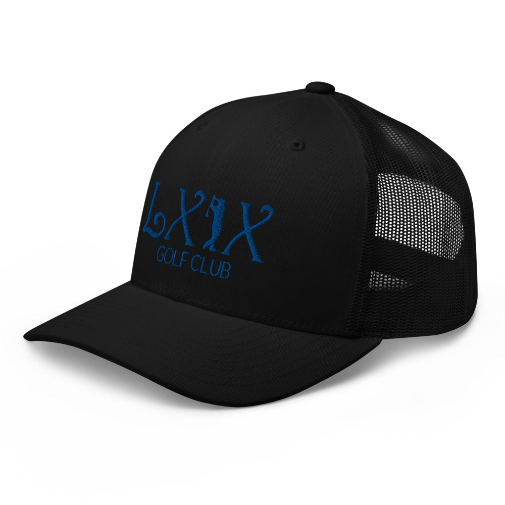 Curve Logo Trucker Cap - Blue Logo