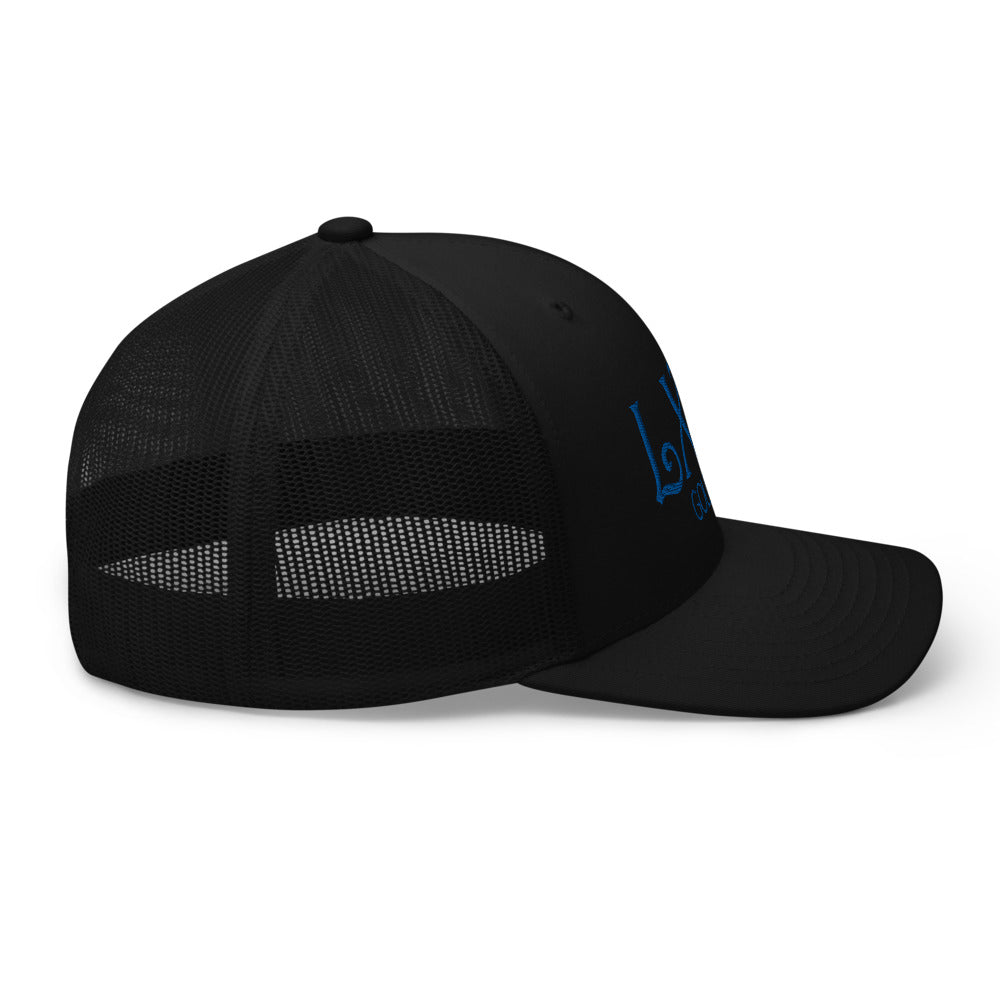 Curve Logo Trucker Cap - Blue Logo