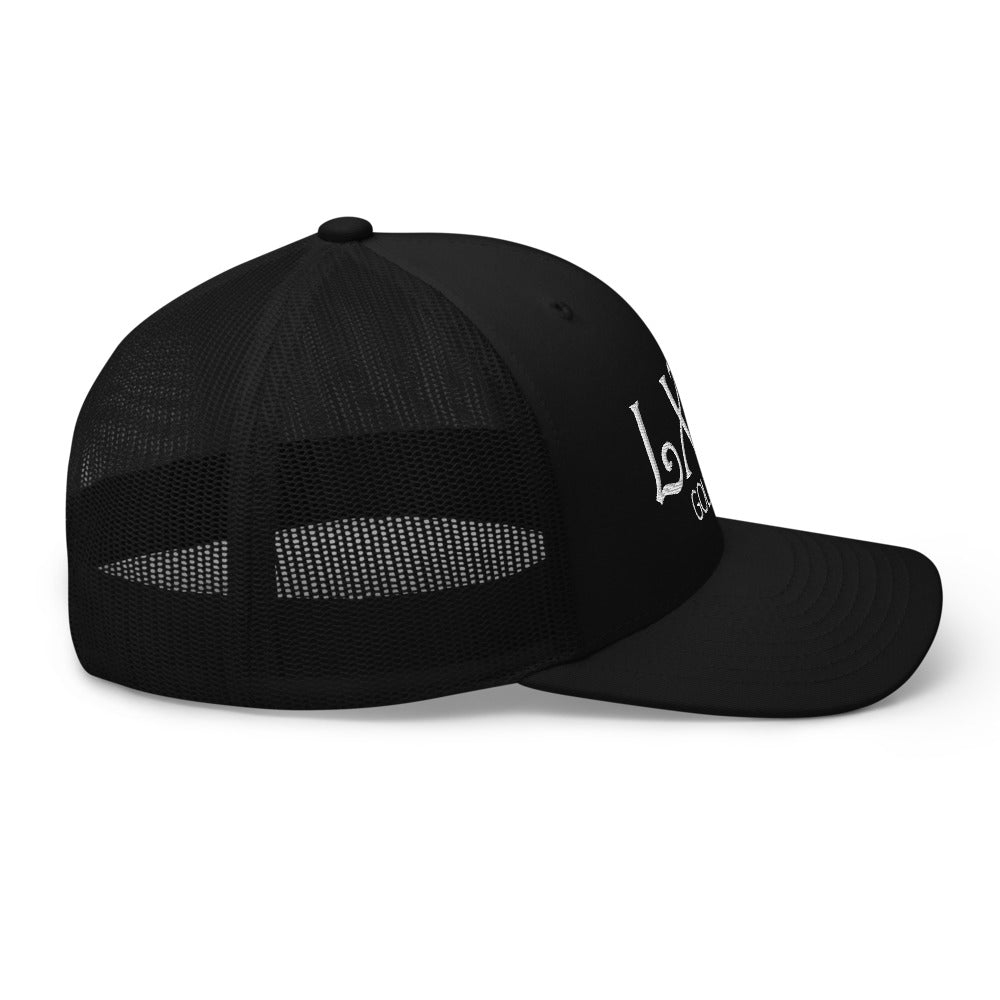 Curve Logo Trucker Cap - White Logo