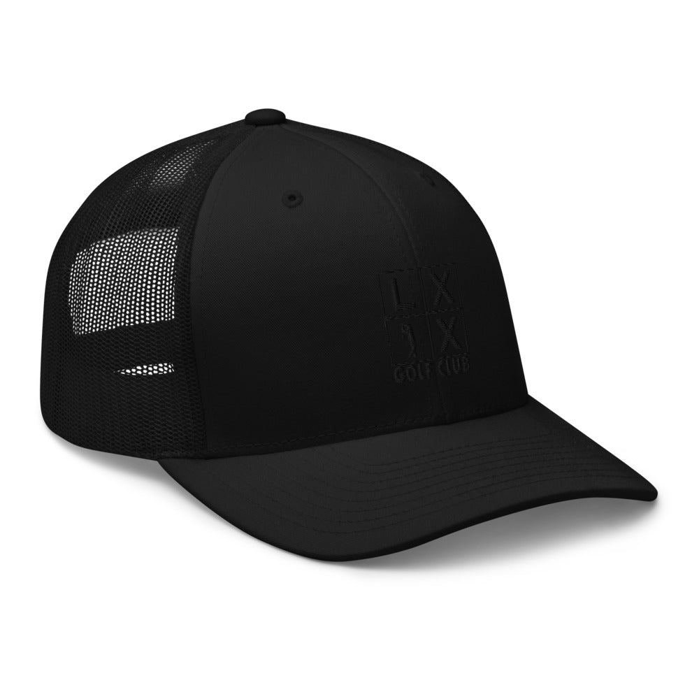 Four Box Logo Trucker Cap - Black Logo