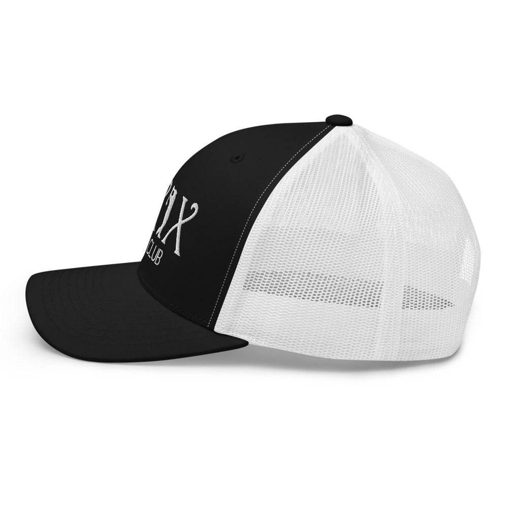 Curve Logo Trucker Cap - White Logo