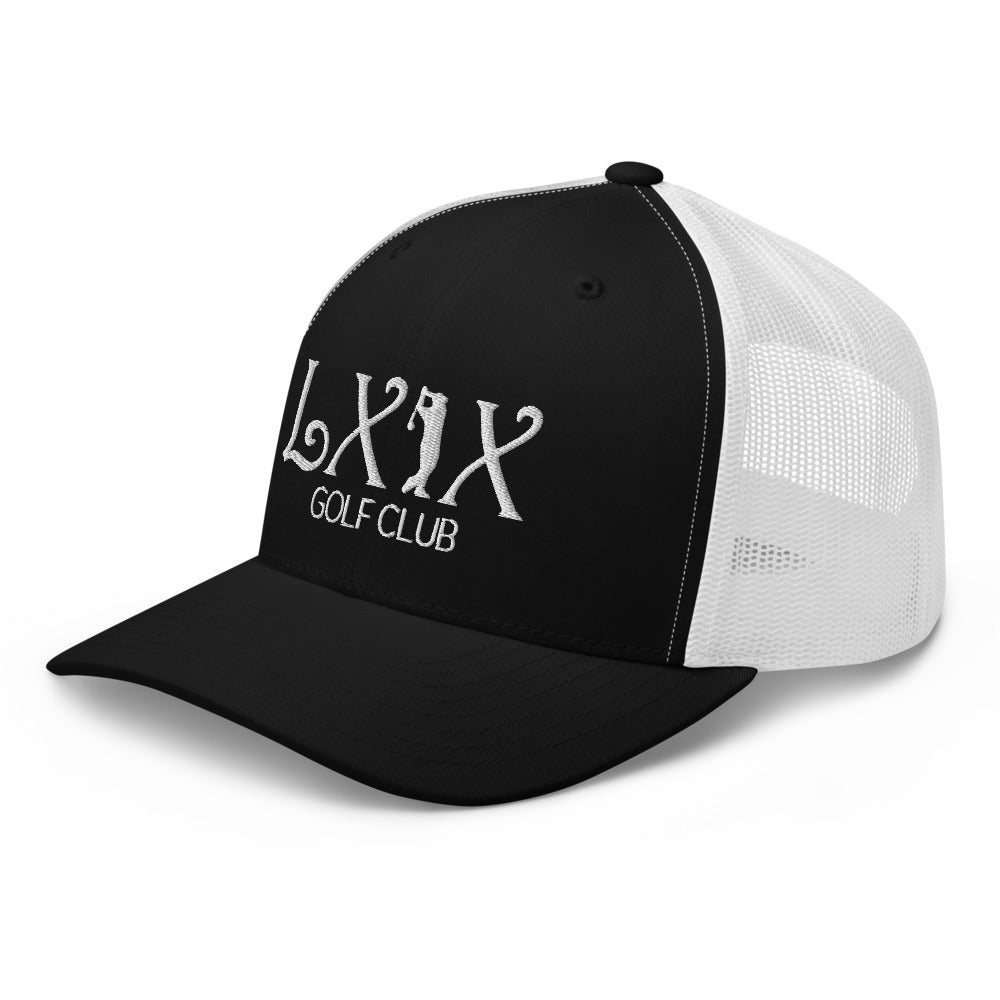 Curve Logo Trucker Cap - White Logo