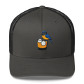 Birdie Juice Golf Hat – Trucker Cap for Golfers (Silver/Charcoal/Green)