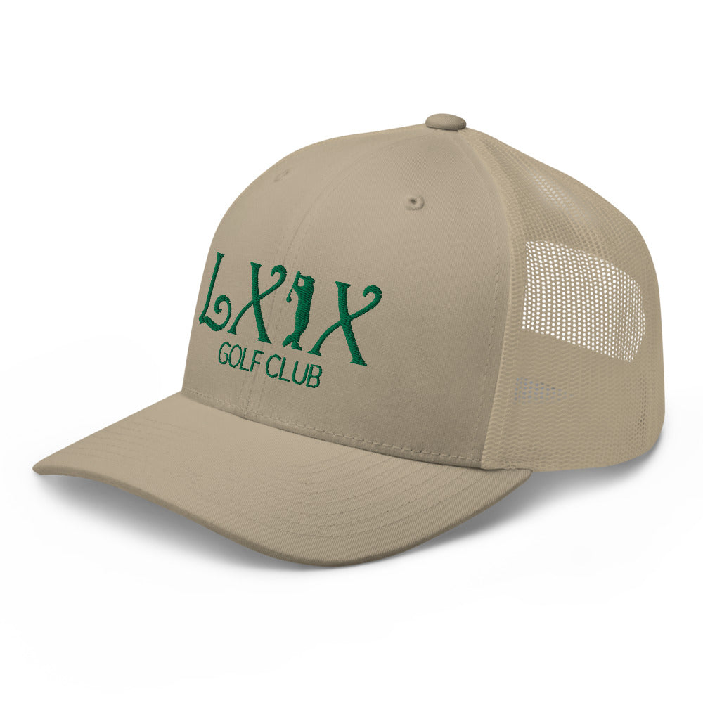 Curve Logo Trucker Cap - Green Logo