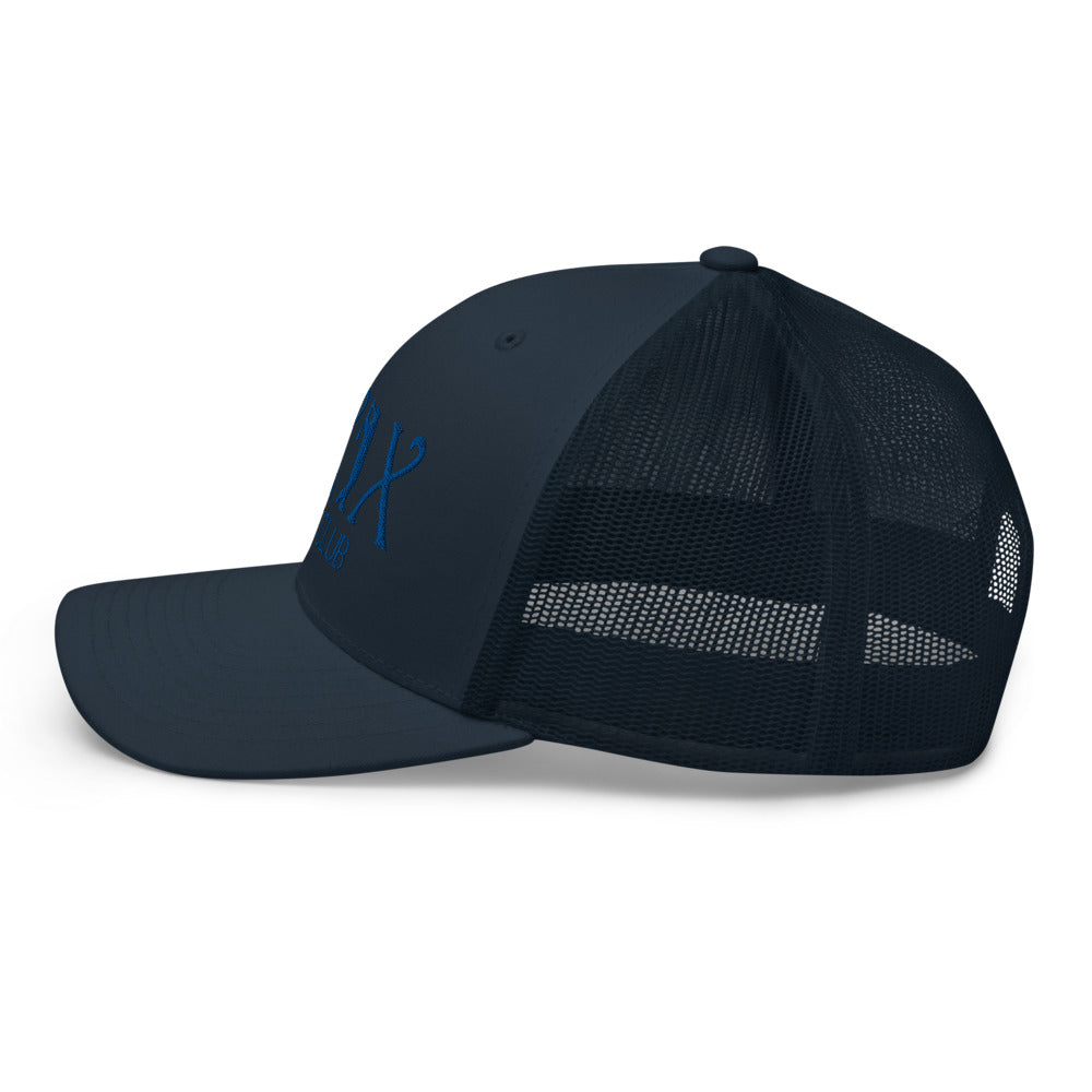 Curve Logo Trucker Cap - Blue Logo