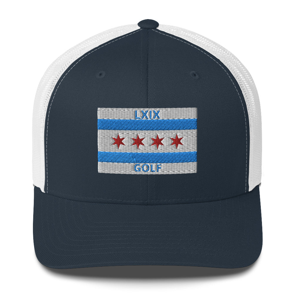 Chicago Flag Trucker Cap