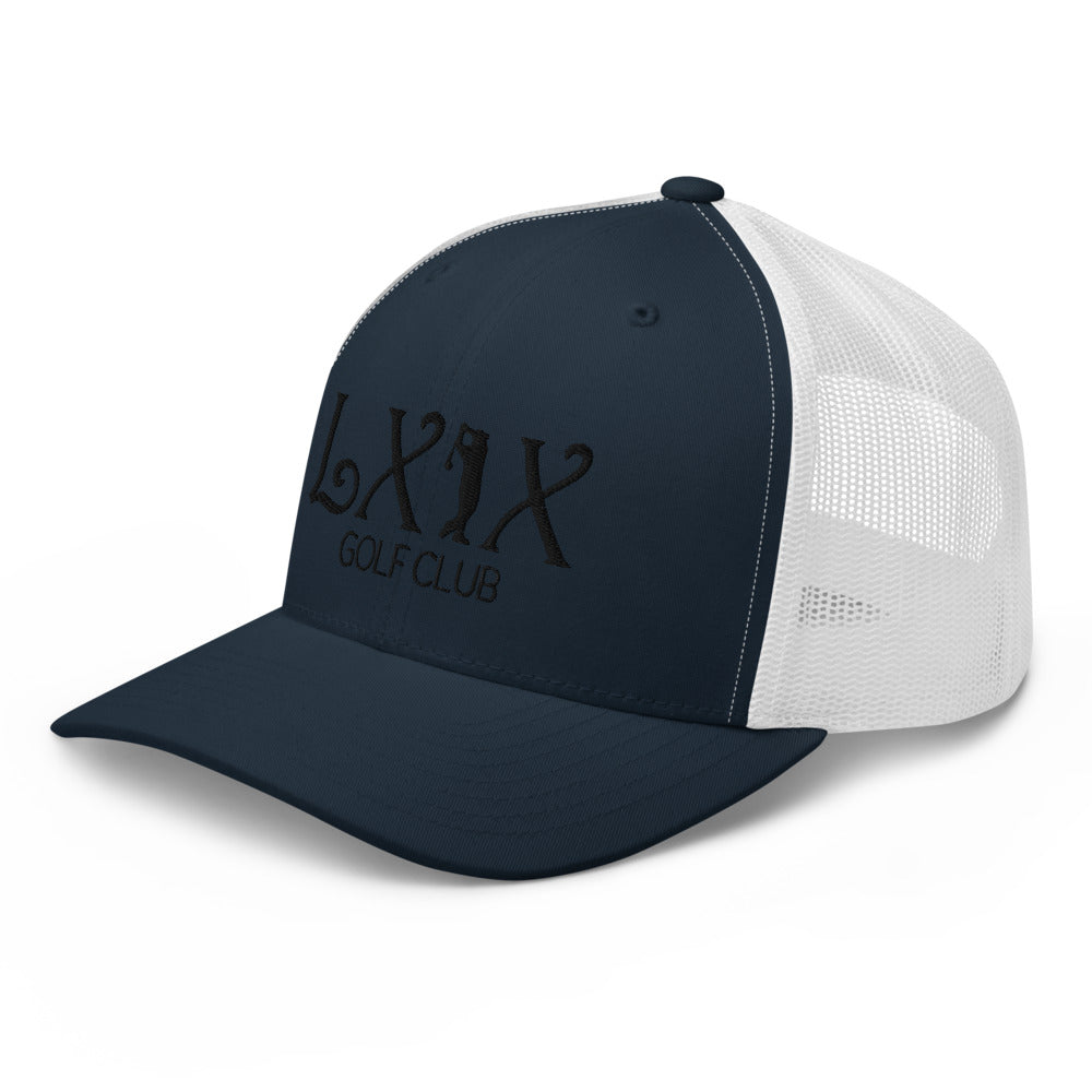 Curve Logo Trucker Cap - Black Logo