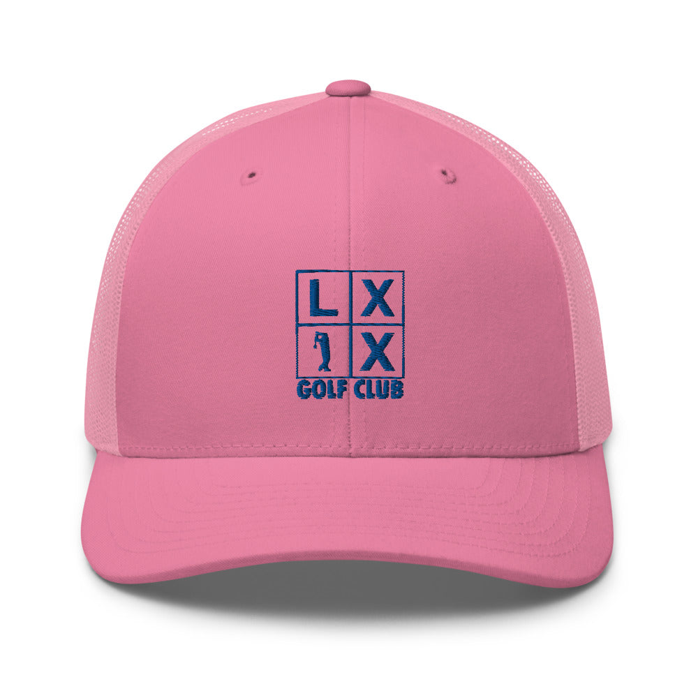 Four Box Logo Trucker Cap - Blue Logo