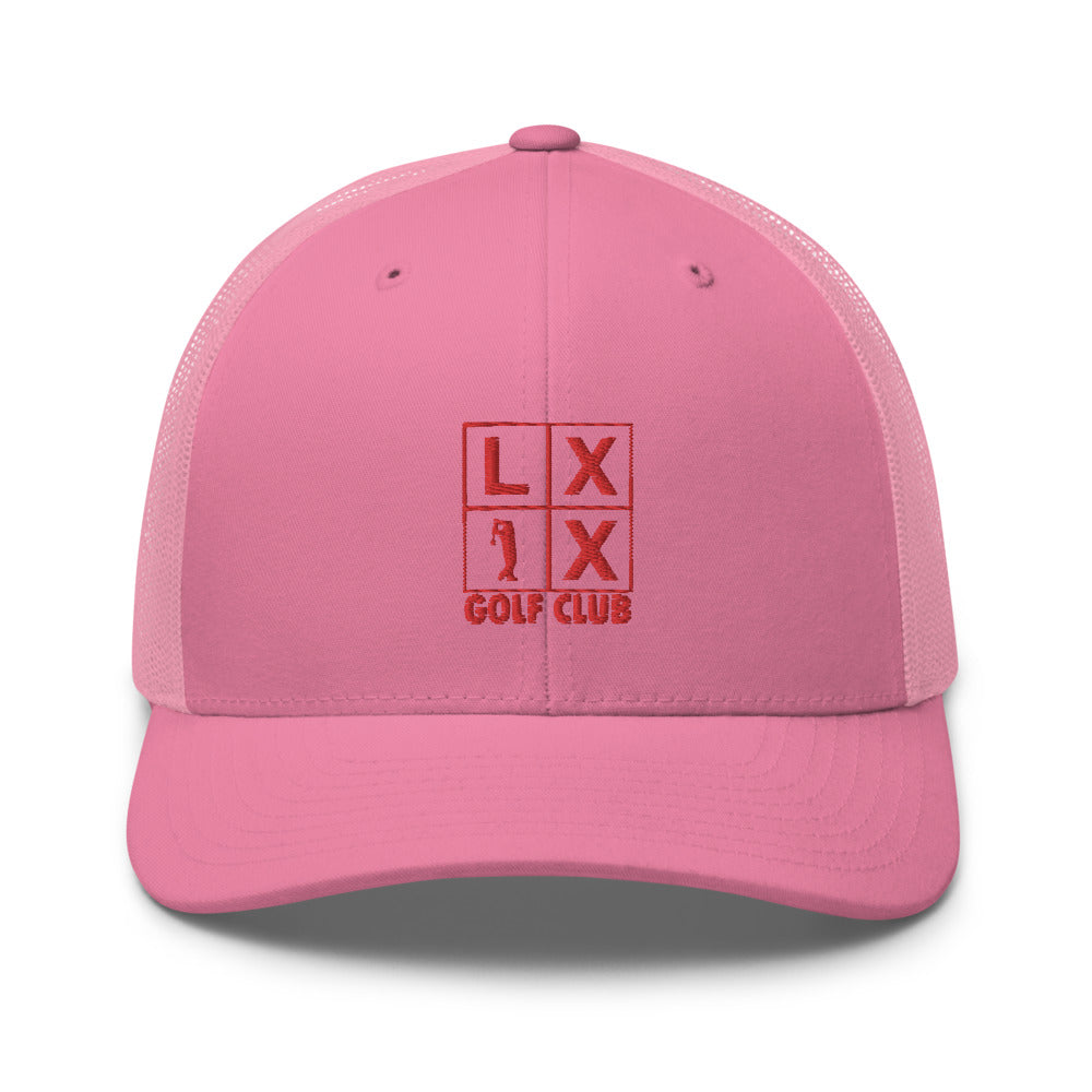 Four Box Logo Trucker Cap - Red Logo