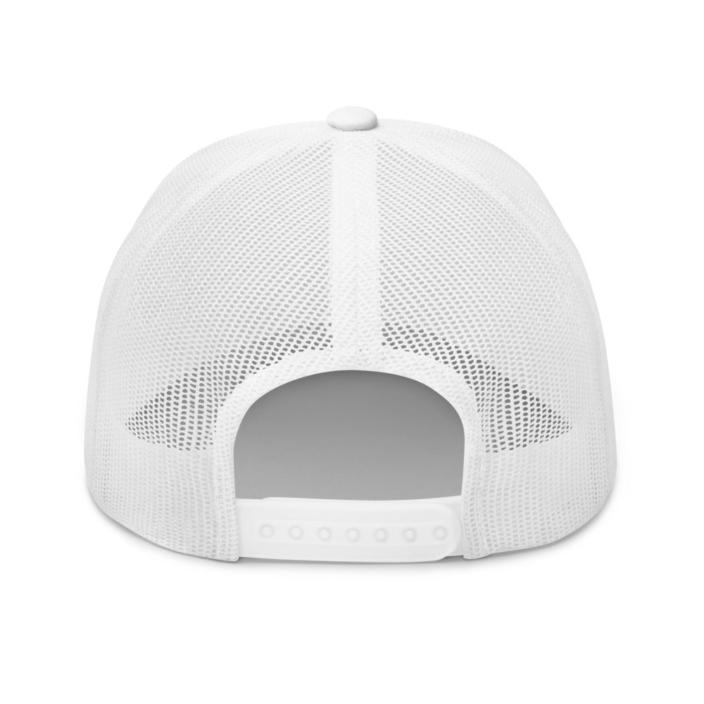 Curve Logo Trucker Cap - White Logo