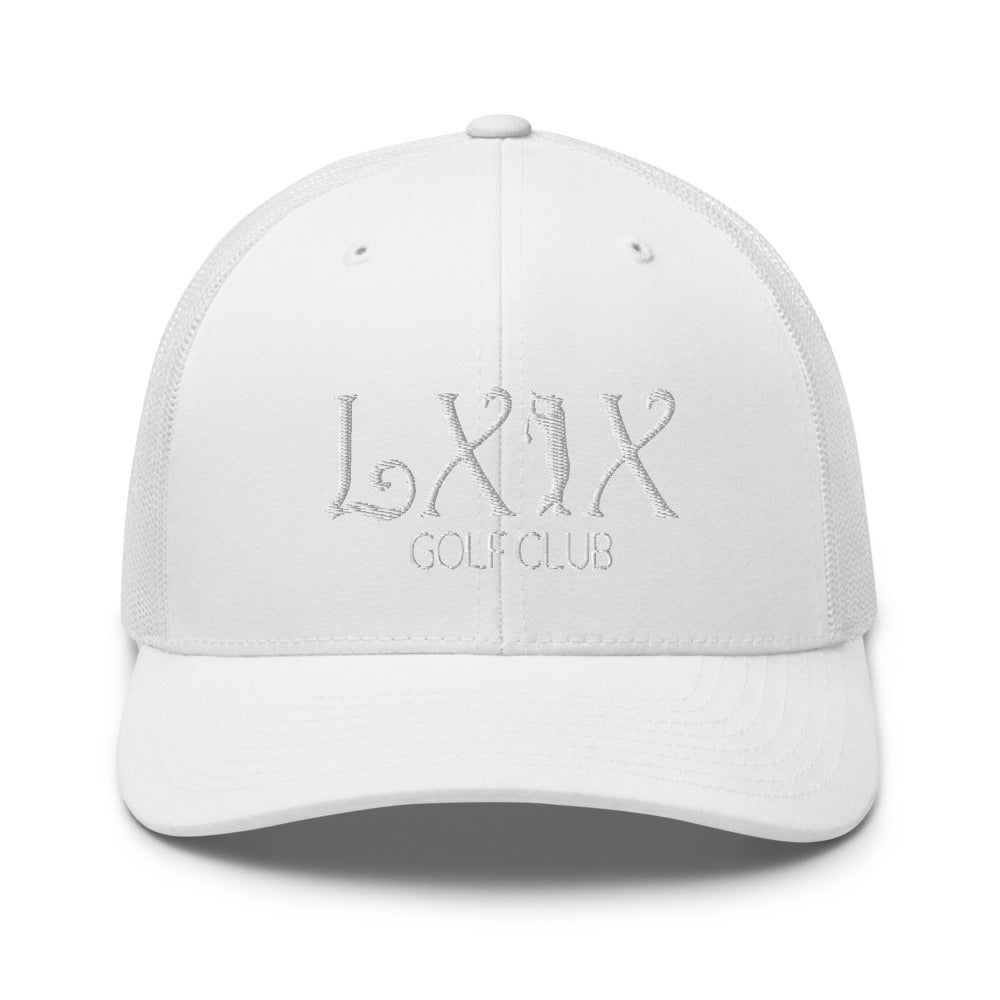 Curve Logo Trucker Cap - White Logo