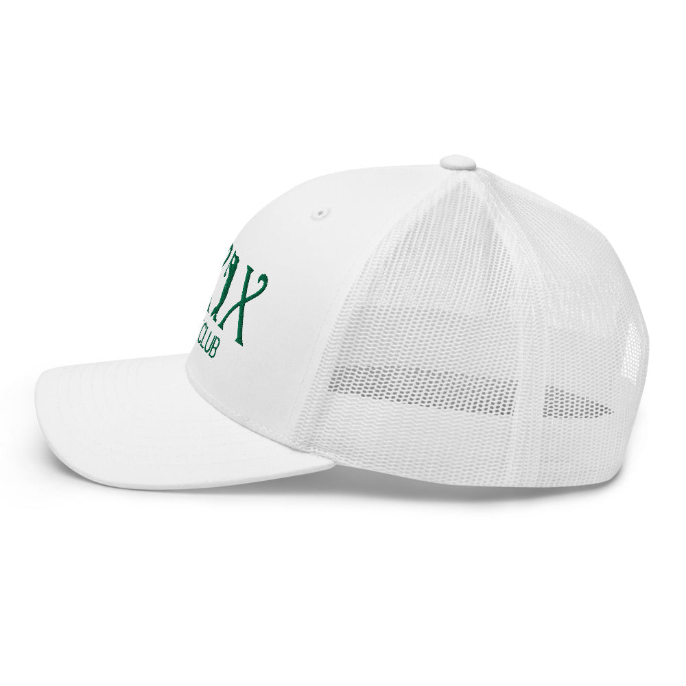 Curve Logo Trucker Cap - Green Logo