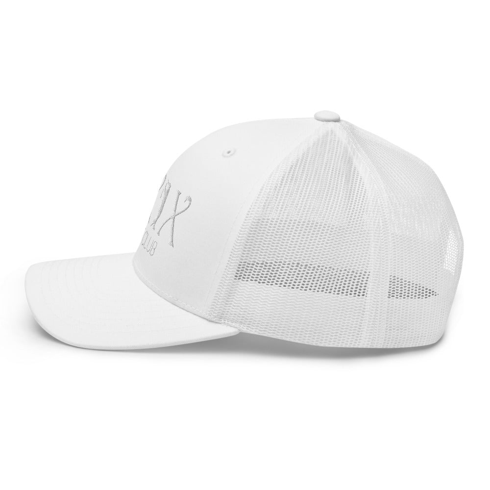 Curve Logo Trucker Cap - White Logo