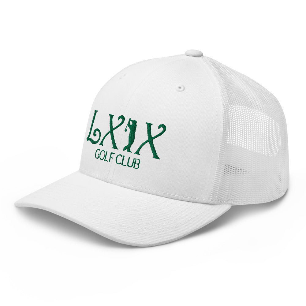 Curve Logo Trucker Cap - Green Logo