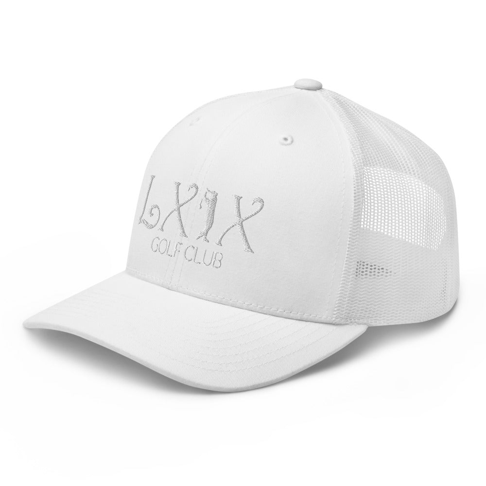 Curve Logo Trucker Cap - White Logo