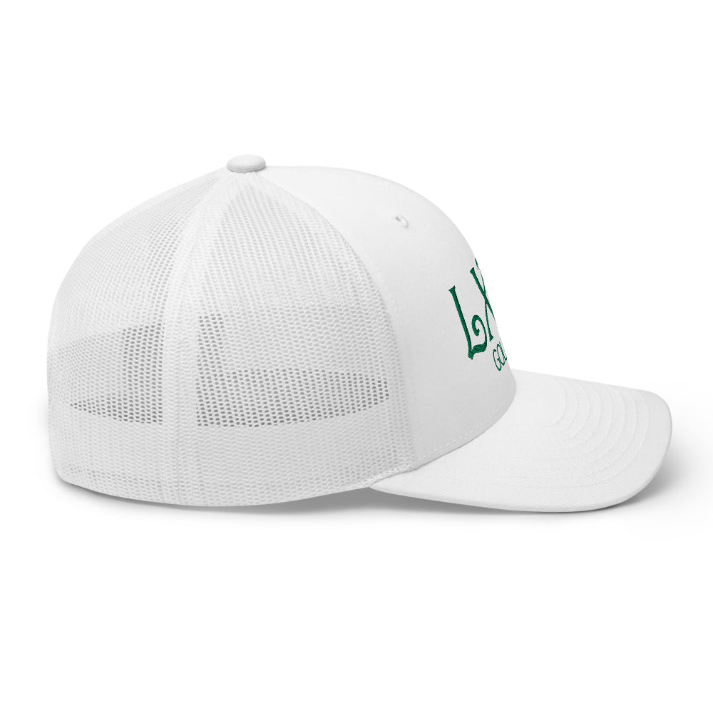 Curve Logo Trucker Cap - Green Logo