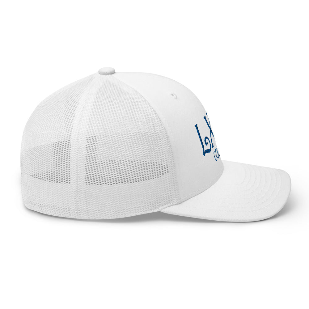 Curve Logo Trucker Cap - Blue Logo