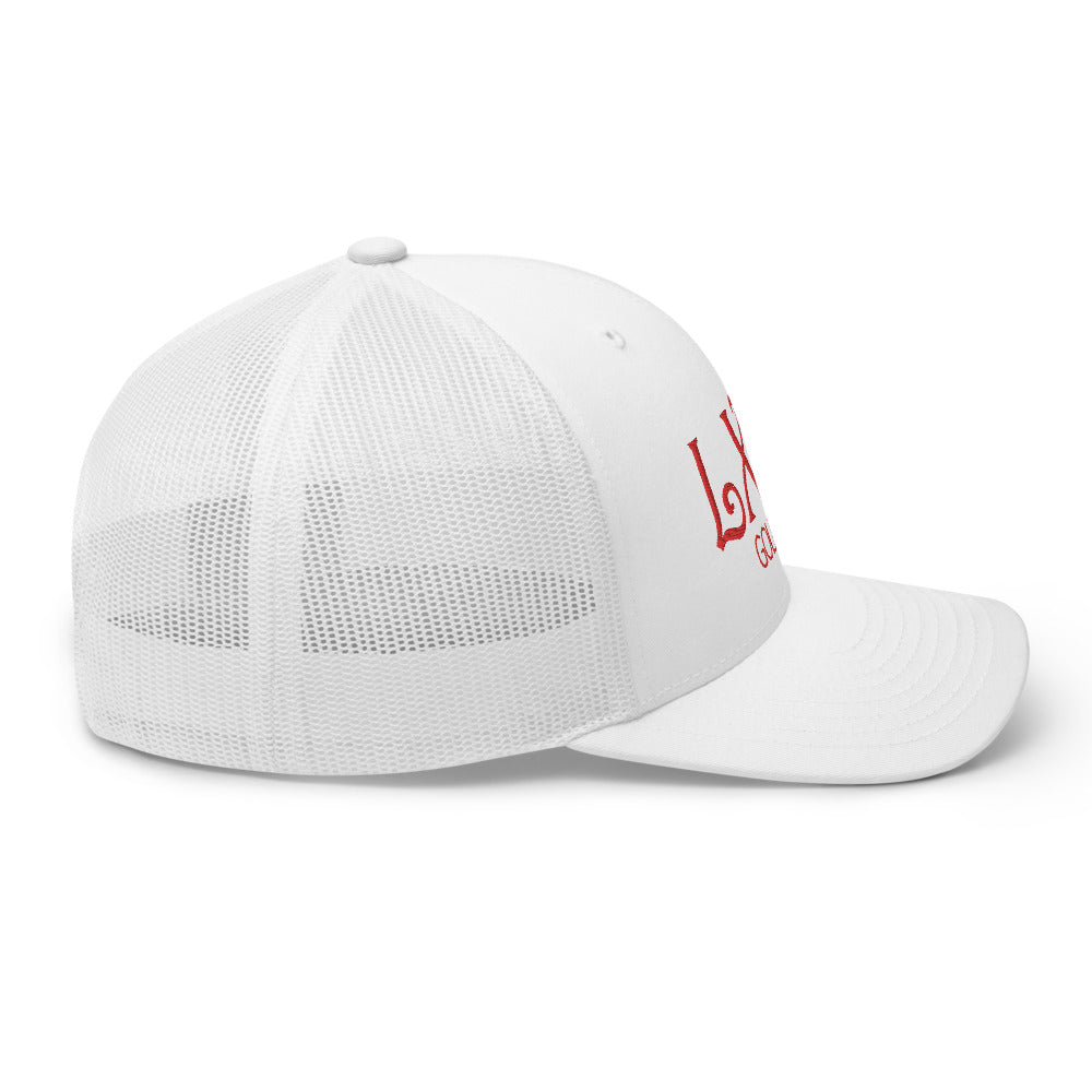 Curve Logo Trucker Cap - Red Logo