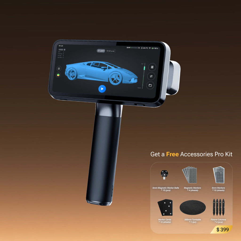 EinScan Rigil | The Tri-Mode Laser 3D scanner