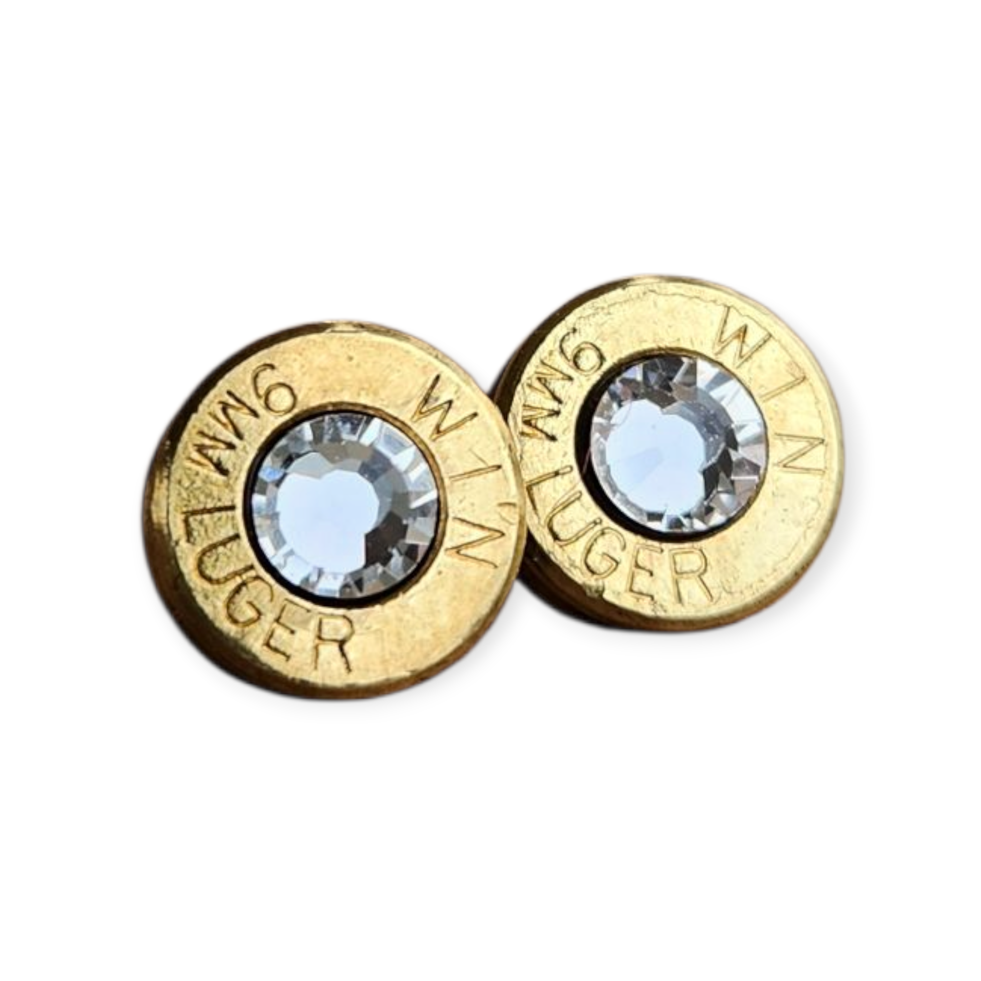 Head Stamp Stud Earrings- 9mm