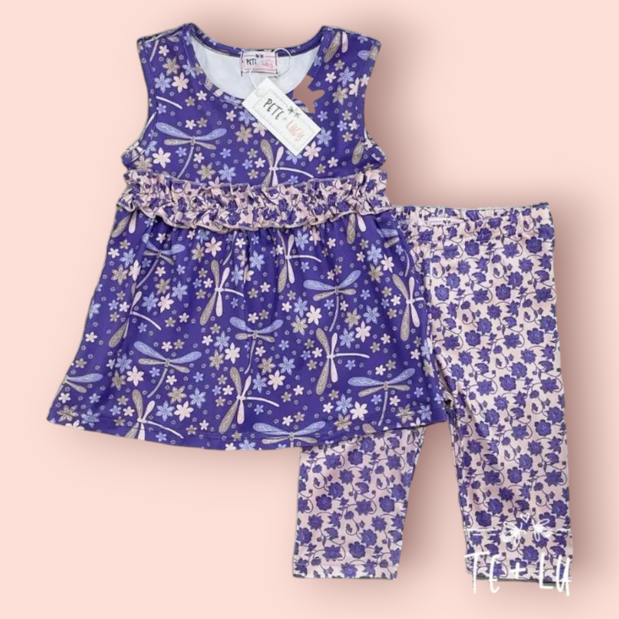 Dragon Fly Dreams Capri Set