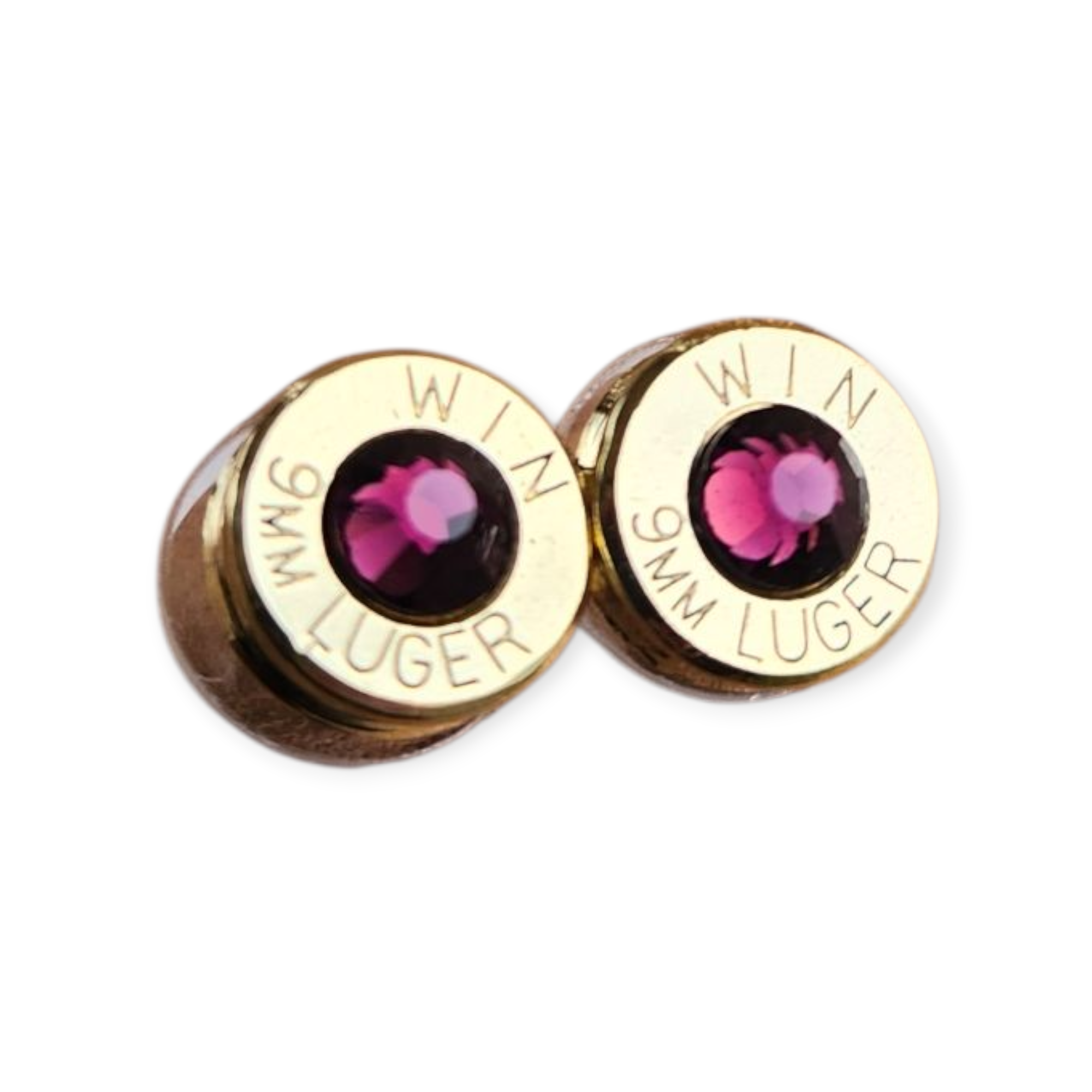 Head Stamp Stud Earrings- 9mm