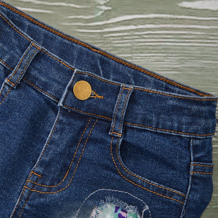 Safari Shimmer Denim Set