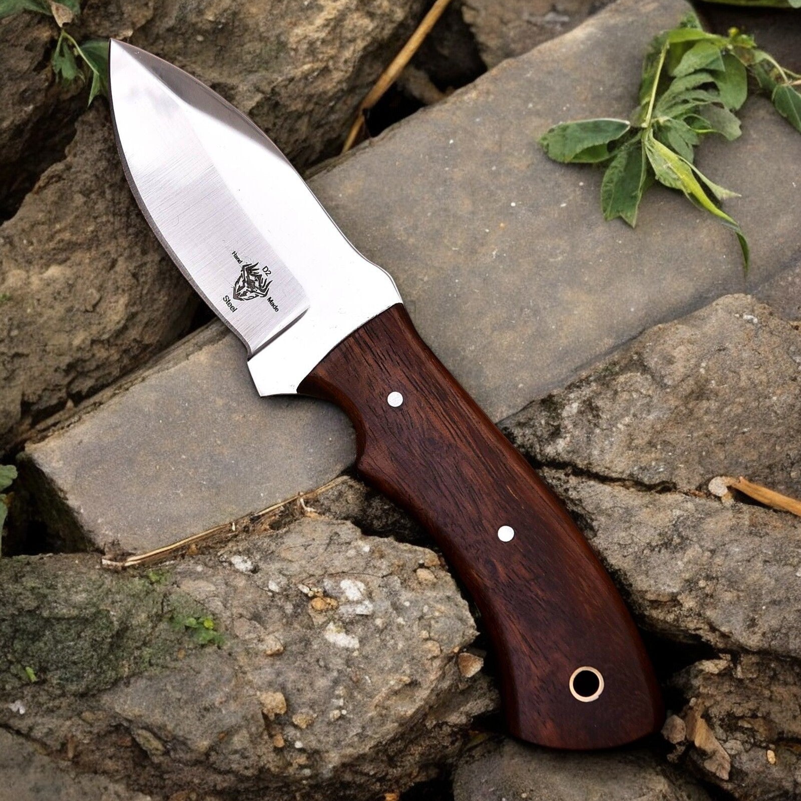 Custom Handmade Hunting Knife – High-Carbon Steel Blade