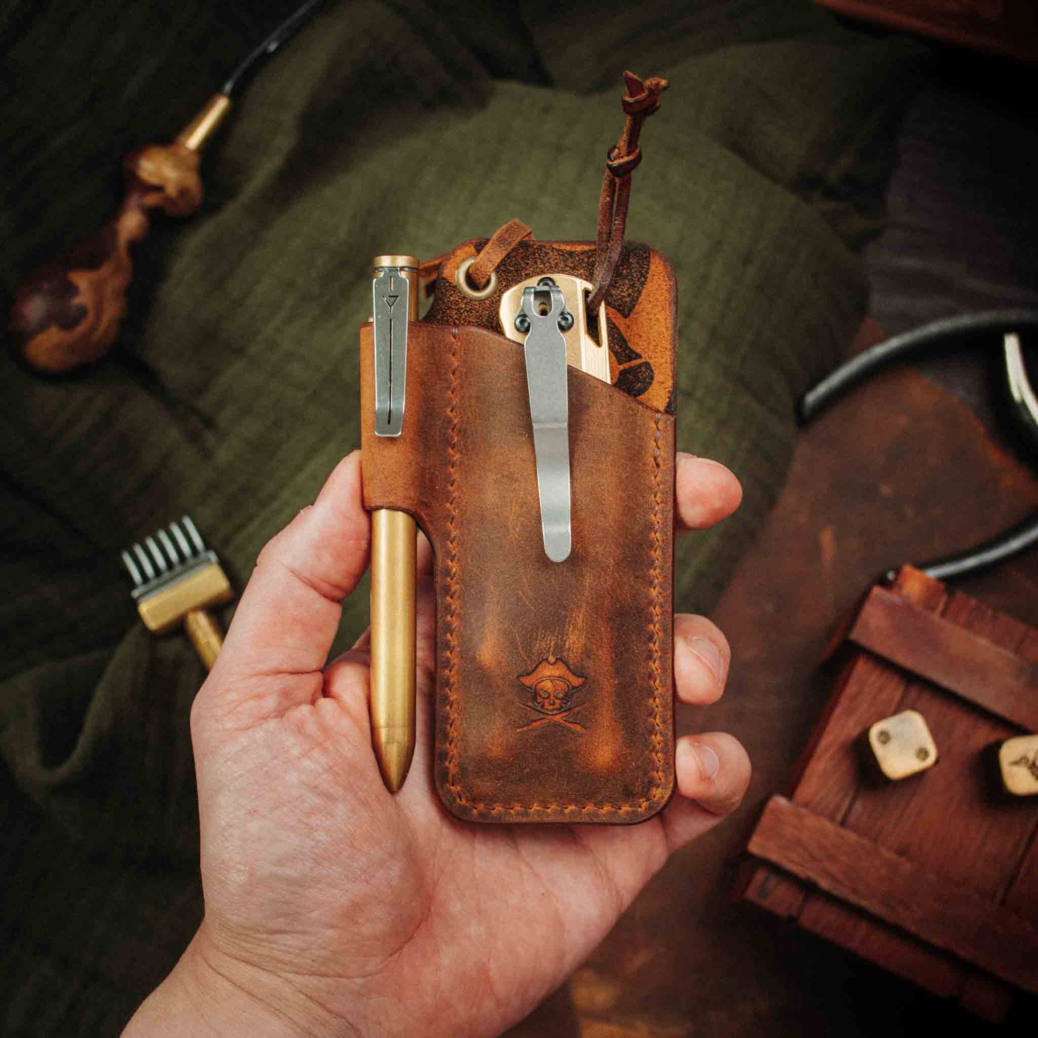 Knife Sheath - Sailor | Leather EDC | Pocket Knife Holder