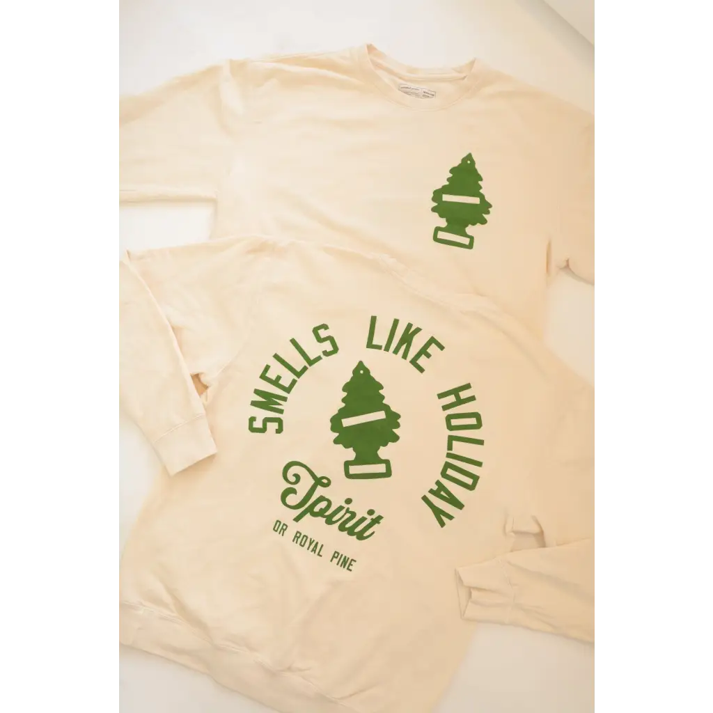 Holiday Spirit Pullover - Festive Lightweight Sweatshirt