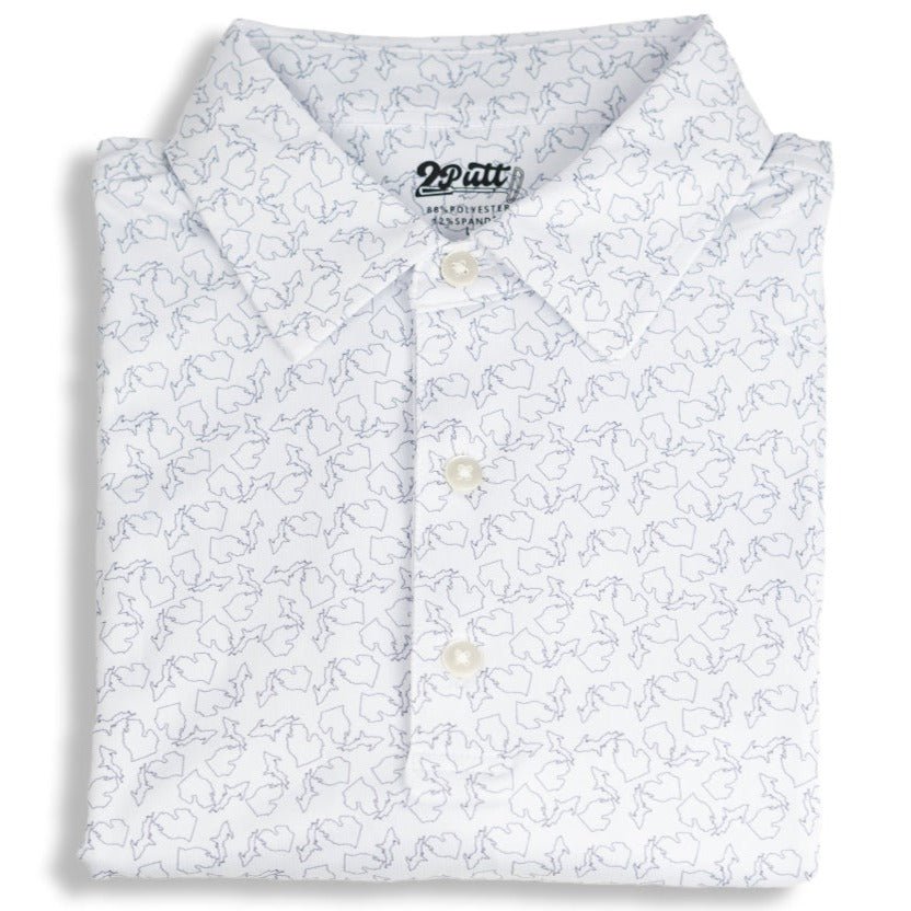 State of Michigan Men's Polo