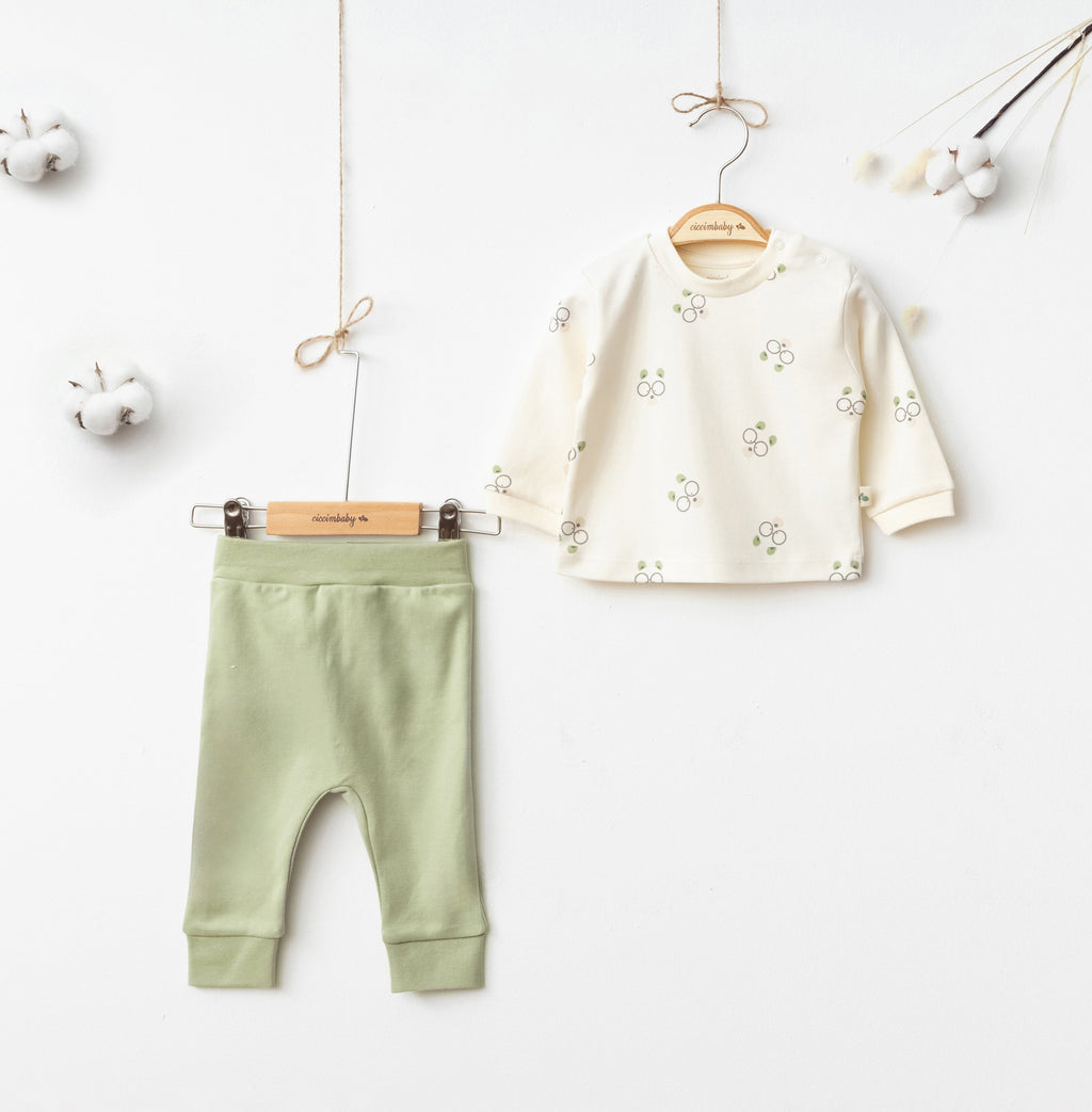Teddy 2 Pcs Green Set