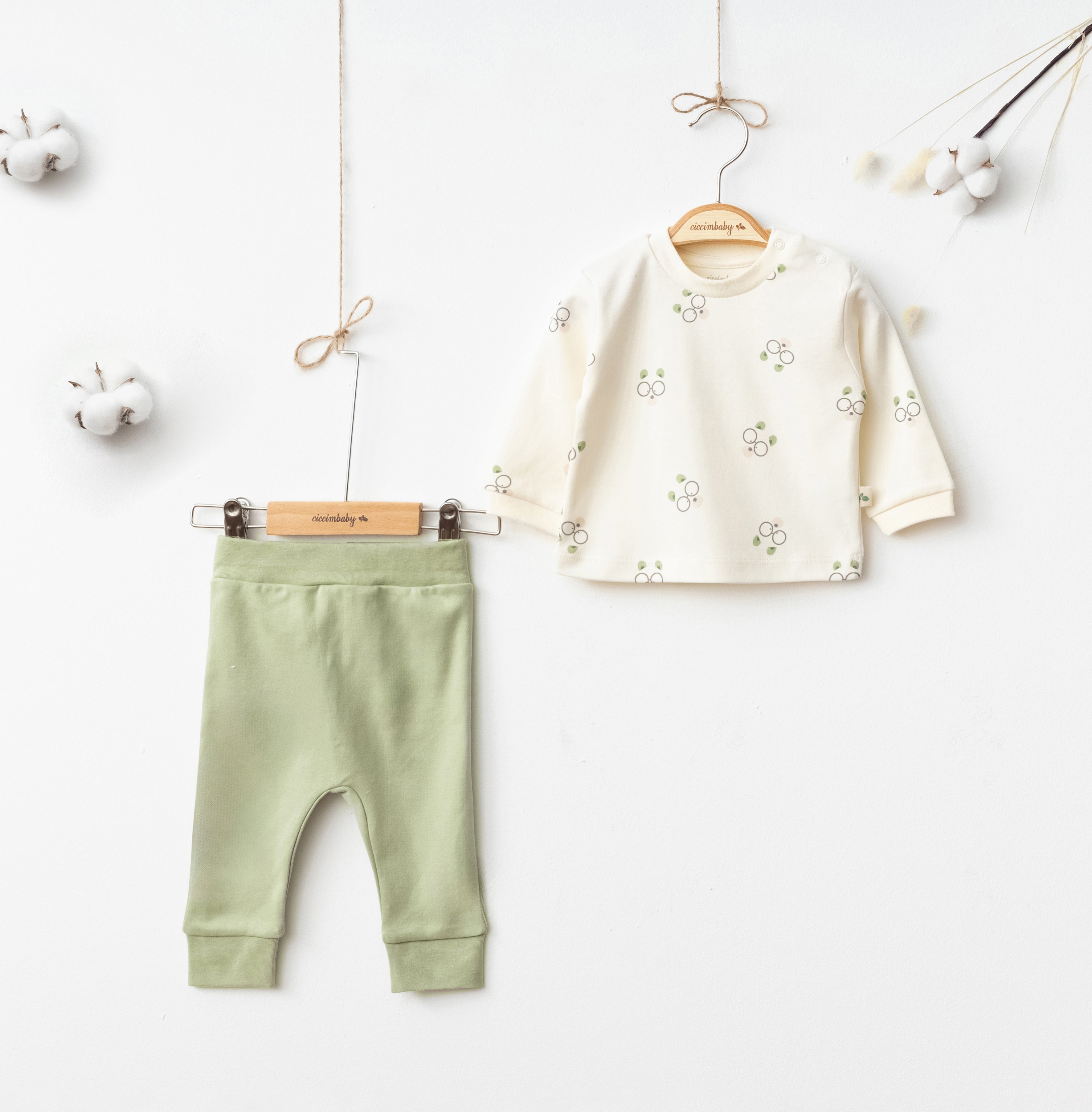 Teddy 2 Pcs Green Set